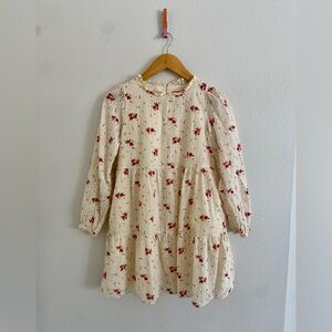 Metallic Thread Long Sleeve Dress